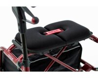RUSSKA Rollator neXus 11445072 rot, schwarz, 1 St.