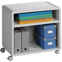 PAPERFLOW Mobil Bürowagen grau 3 Ebenen 65,1 x 33,0...