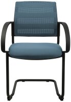 Topstar Besucherstühle AIRWORK MEETING 20.1 BB400BMT6CX6 petrol Stoff, 2 St.