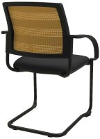 Topstar Besucherstühle AIRWORK MEETING 20 BB400BMT0CX9 ocker, schwarz Stoff, 2 St.
