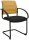 Topstar Besucherstühle AIRWORK MEETING 20 BB400BMT0CX9 ocker, schwarz Stoff, 2 St.
