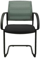Topstar Besucherstühle AIRWORK MEETING 20 BB400BMT0CX5 mint, schwarz Stoff, 2 St.