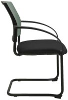 Topstar Besucherstühle AIRWORK MEETING 20 BB400BMT0CX5 mint, schwarz Stoff, 2 St.