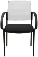 Topstar Besucherstühle AIRWORK MEETING 10 BB200BMT0CX2 schwarz, weiß Stoff, 2 St