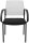 Topstar Besucherstühle AIRWORK MEETING 10 BB200BMT0CX2 schwarz, weiß Stoff, 2 St
