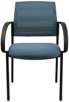 Topstar Besucherstühle AIRWORK MEETING 10.1 BB200BMT6CX6 petrol Stoff, 2 St.
