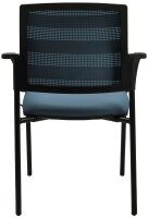 Topstar Besucherstühle AIRWORK MEETING 10.1 BB200BMT6CX6 petrol Stoff, 2 St.