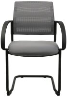 Topstar Besucherstühle AIRWORK MEETING 20.1 BB400BMT3CX3 grau Stoff, 2 St.