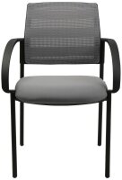 Topstar Besucherstühle AIRWORK MEETING 10.1 BB200BMT3CX3 grau Stoff, 2 St.