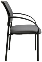 Topstar Besucherstühle AIRWORK MEETING 10.1 BB200BMT3CX3 grau Stoff, 2 St.