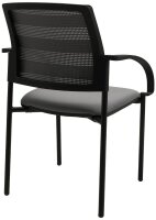 Topstar Besucherstühle AIRWORK MEETING 10.1 BB200BMT3CX3 grau Stoff, 2 St.