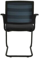 Topstar Besucherstühle AIRWORK MEETING 20 BB400BMT0CX6 petrol, schwarz Stoff, 2 St.