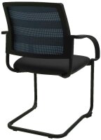 Topstar Besucherstühle AIRWORK MEETING 20 BB400BMT0CX6 petrol, schwarz Stoff, 2 St.