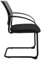 Topstar Besucherstühle AIRWORK MEETING 20 BB400BMT0CX3 grau, schwarz Stoff, 2 St.