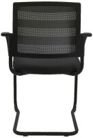 Topstar Besucherstühle AIRWORK MEETING 20 BB400BMT0CX3 grau, schwarz Stoff, 2 St.