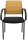 Topstar Besucherstühle AIRWORK MEETING 10 BB200BMT0CX9 ocker, schwarz Stoff, 2 St.