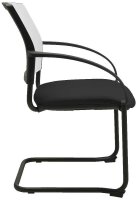 Topstar Besucherstühle AIRWORK MEETING 20 BB400BMT0CX2 schwarz, weiß Stoff, 2 St