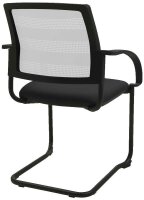 Topstar Besucherstühle AIRWORK MEETING 20 BB400BMT0CX2 schwarz, weiß Stoff, 2 St