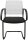 Topstar Besucherstühle AIRWORK MEETING 20 BB400BMT0CX2 schwarz, weiß Stoff, 2 St