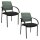 Topstar Besucherstühle AIRWORK MEETING 10 BB200BMT0CX5 mint, schwarz Stoff, 2 St.