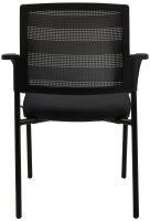 Topstar Besucherstühle AIRWORK MEETING 10 BB200BMT0CX3 grau, schwarz Stoff, 2 St.