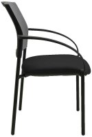 Topstar Besucherstühle AIRWORK MEETING 10 BB200BMT0CX3 grau, schwarz Stoff, 2 St.