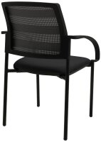 Topstar Besucherstühle AIRWORK MEETING 10 BB200BMT0CX3 grau, schwarz Stoff, 2 St.
