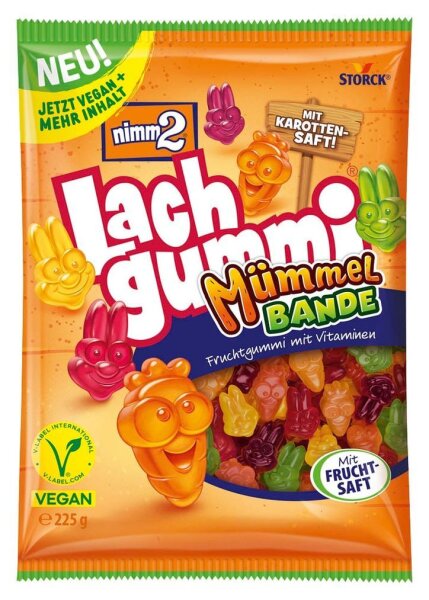 nimm2® Lachgummi Mümmelbande Fruchtgummi 225,0 g, 1 St.