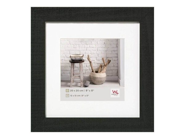 walther design  Bilderrahmen Home schwarz 30,0 x 30,0 cm, 1 St.