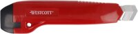WESTCOTT Cuttermesser PREMIUM rot 18,0 mm, 1 St.