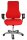 Topstar Bürostuhl Top Point Deluxe, TO29X G21 Stoff rot, Gestell chrom