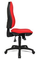 Topstar Bürostuhl Support SY, 8550 G21 Stoff rot, Gestell schwarz