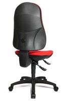 Topstar Bürostuhl Support SY, 8550 G21 Stoff rot, Gestell schwarz