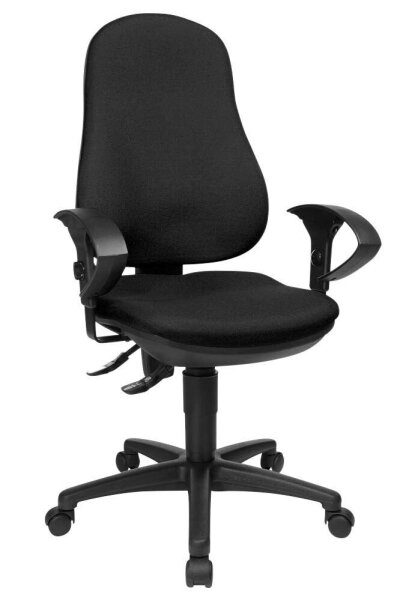 Topstar Bürostuhl Point 70, 8170U G20 Stoff schwarz, Gestell schwarz