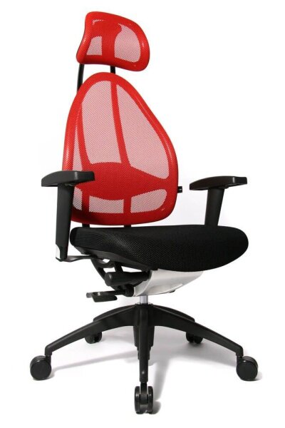 Topstar Bürostuhl Open Art® 2010, OPA0T B910 Stoff rot, Gestell schwarz