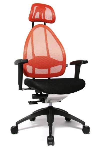 Topstar Bürostuhl Open Art® 2010, OPA0T B940 Stoff orange, Gestell schwarz