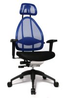 Topstar Bürostuhl Open Art® 2010, OPA0T B980 Stoff blau, Gestell schwarz