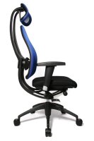 Topstar Bürostuhl Open Art® 2010, OPA0T B980 Stoff blau, Gestell schwarz