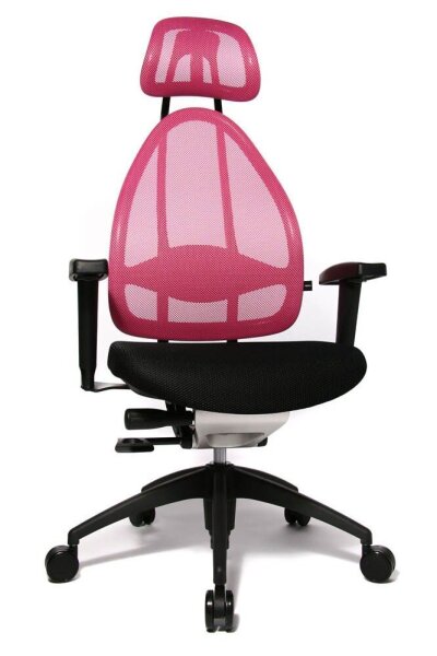 Topstar Bürostuhl Open Art® 2010, OPA0T BG10 Stoff rosa, Gestell schwarz