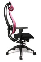 Topstar Bürostuhl Open Art® 2010, OPA0T BG10 Stoff rosa, Gestell schwarz