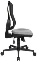 Topstar Bürostuhl Head Point SY, HE200 G23/B90 Stoff grau, Gestell schwarz