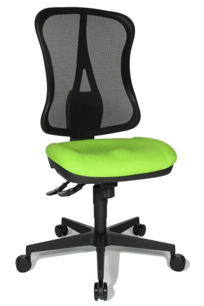 Topstar Bürostuhl Head Point SY, HE200 G05/B90 Stoff grün, Gestell schwarz