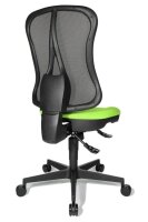 Topstar Bürostuhl Head Point SY, HE200 G05/B90 Stoff grün, Gestell schwarz