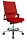 Topstar Bürostuhl Autosynchron®-1 Alu, AU1090 T31 Stoff rot, Gestell alu