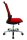 Topstar Bürostuhl Autosynchron®-1 Alu, AU1090 T31 Stoff rot, Gestell alu
