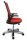 Topstar Bürostuhl Autosynchron®-1 Alu, AU1090 T31 Stoff rot, Gestell alu