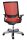 Topstar Bürostuhl Autosynchron®-1 Alu, AU1090 T31 Stoff rot, Gestell alu