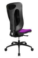 Topstar Bürostuhl Soft Pro 100, NN400 T33 Stoff lila, Gestell schwarz
