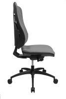 Topstar Bürostuhl Soft Pro 100, NN400 T23 Stoff grau, Gestell schwarz