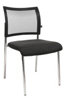 Topstar Besucherstühle Visit 10 Net NV290 G220 anthrazit, schwarz Stoff, 2 St.